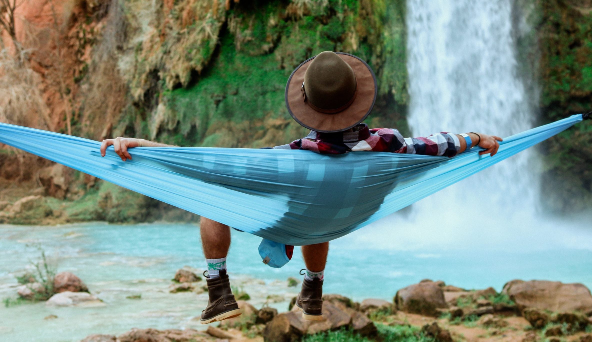 relax in hammock